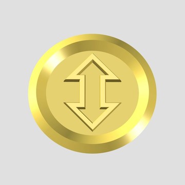 金箭頭圖標(biāo)