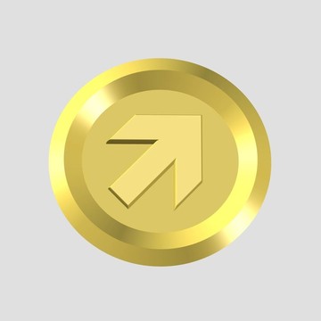 金箭頭圖標(biāo)