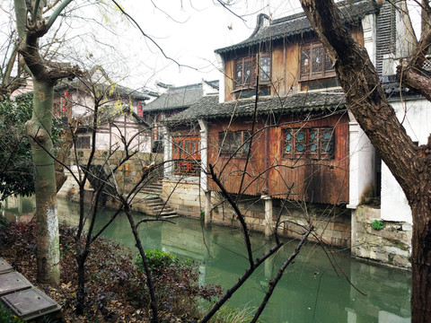 江南古鎮(zhèn)水鄉(xiāng)古居