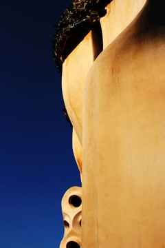 Casa Mila的屋頂煙囪