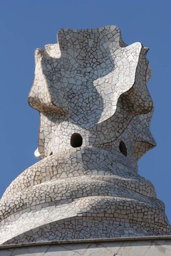 Casa Mila的屋頂煙囪