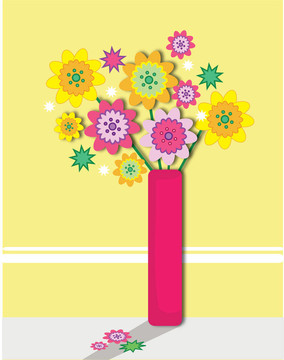 花瓶里的花