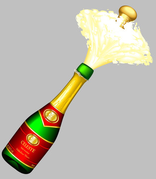 氣泡酒一瓶