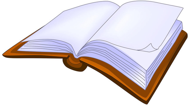 打開的書
