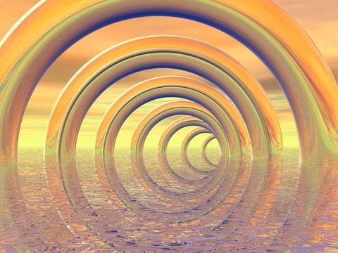 量。3D渲染。