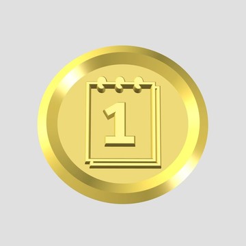 黃金日歷圖標(biāo)
