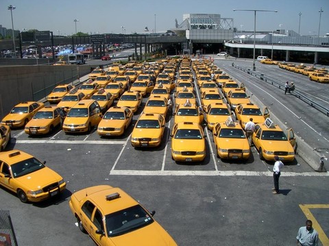 紐約的黃色出租車