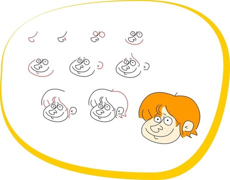 如何畫(huà)一個(gè)紅頭發(fā)的男孩