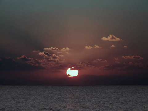 地中海的日落