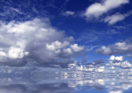 云在地平線上