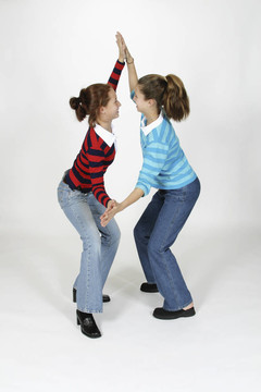 青春期前的女孩