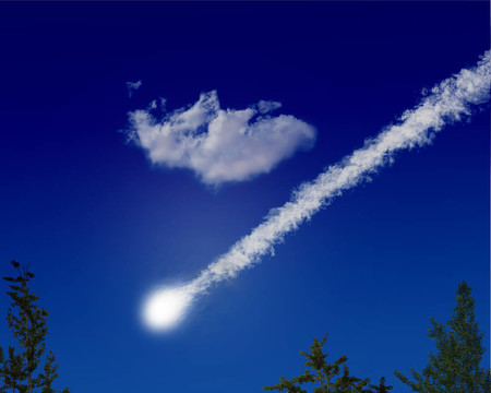 大火球流星彗星撞擊