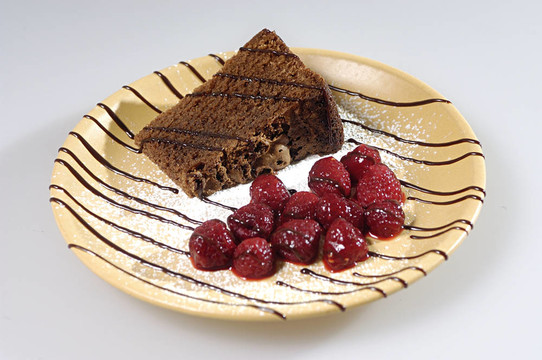 甜點(diǎn)-巧克力蛋糕