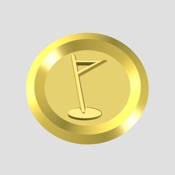 高爾夫圖標(biāo)符號(hào)