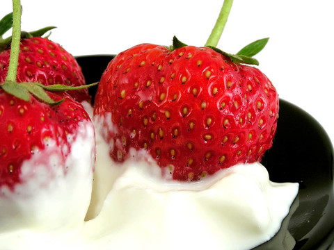 Strawberry酸奶油。