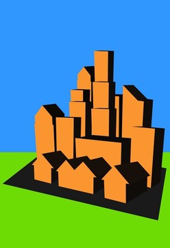 城市街區(qū)的照片