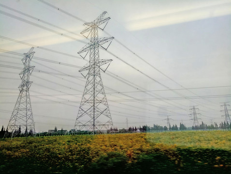 電力鐵塔 供電送電輸電 變電