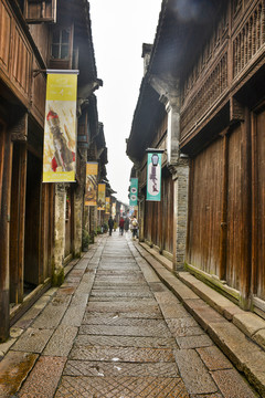 烏鎮(zhèn)西柵石板路