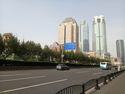 徐家匯 高樓 公路