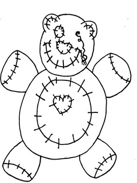 線條藝術(shù)的熊