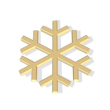 雪花裝飾