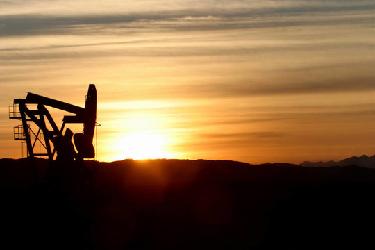 在森塞特pumpjack