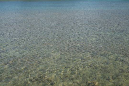 清澈的海水