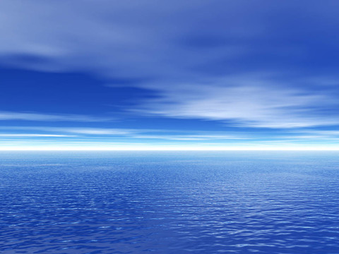 海洋和藍天
