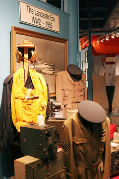 在格林伍德航空軍事博物館展出的制服；新斯科舍；加拿大