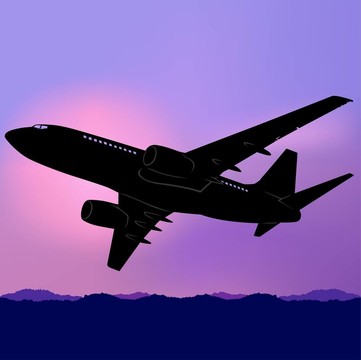 飛機(jī)的輪廓