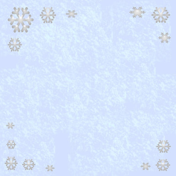 雪花在藍(lán)色的