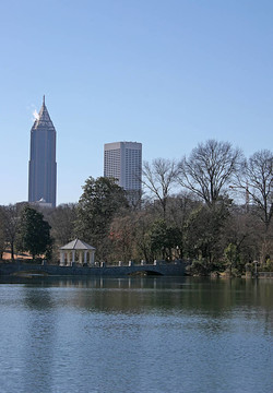 公園在冬天