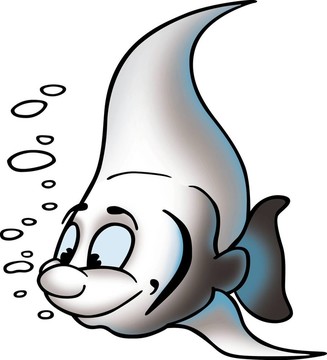 微笑的標(biāo)量的魚
