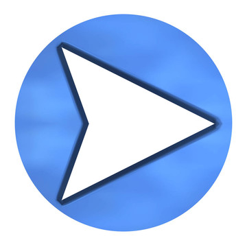 3D Azure箭頭按鈕