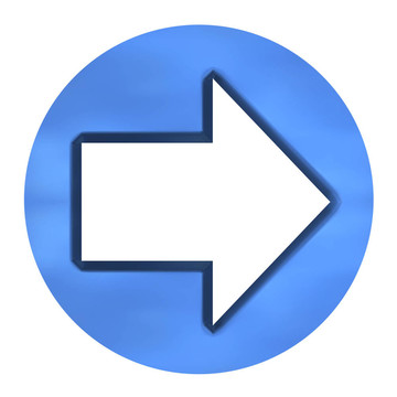 3D Azure箭頭按鈕