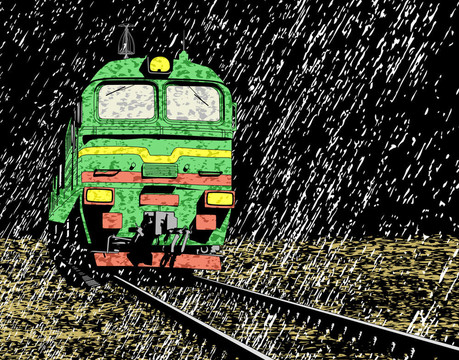 雨的火車