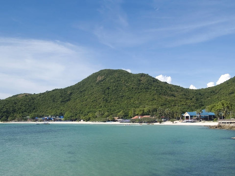 熱帶島嶼上的海灘