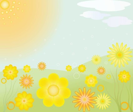 摘要花卉背景