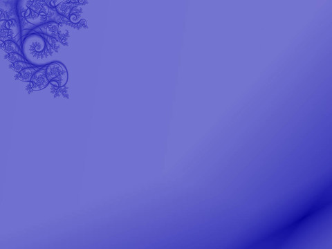藍色花邊