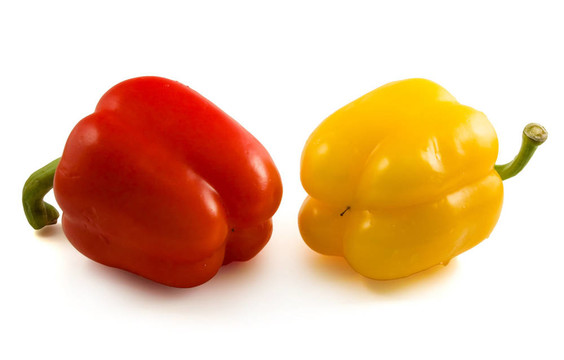 紅色和黃色的bell-peppers1