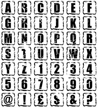 字母按鈕