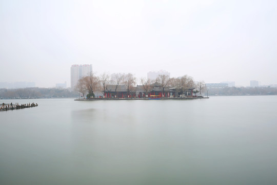 冬日明湖