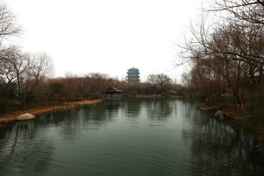 冬日明湖