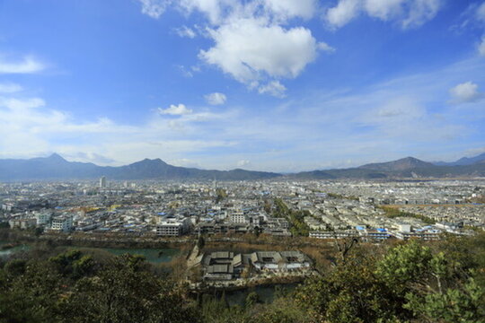 麗江 象山俯視 麗江市