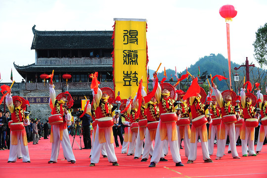徽州慶典 得勝鼓