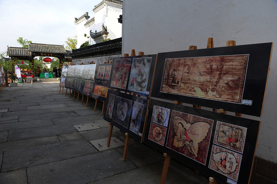 歙縣 彩繪壁畫展