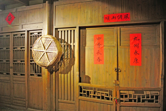春節(jié)對聯(lián) 中式門頭