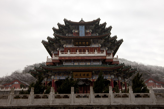 張家界 天門寺 寺廟 天門山