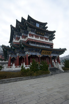 張家界 天門寺 寺廟 天門山