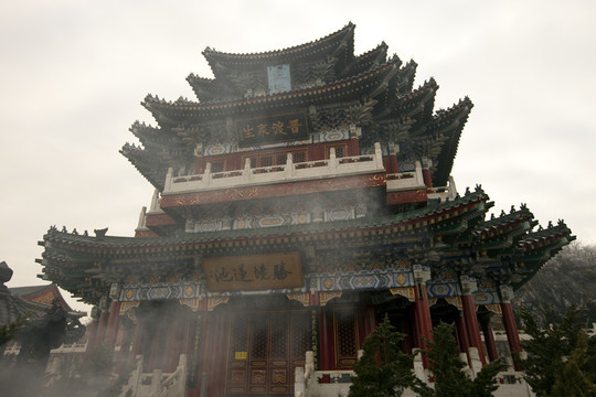 張家界 天門寺 寺廟 天門山